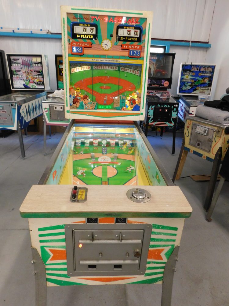 SOLD 1966 Chicago Coin TVBaseball Pinball Restorations