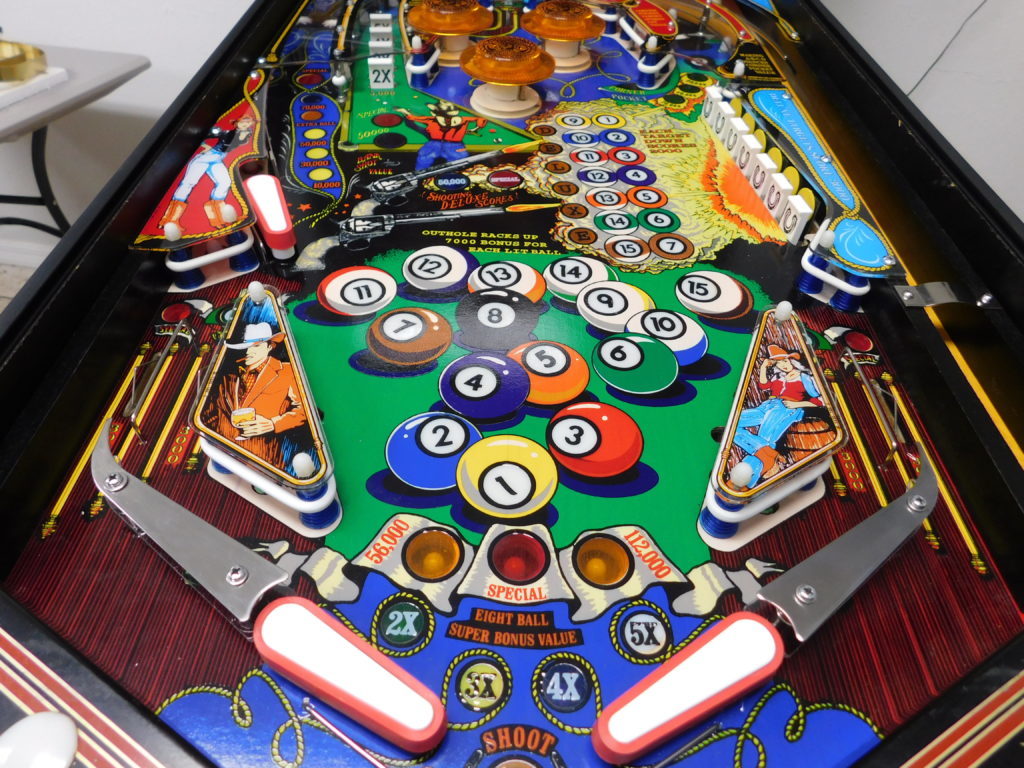 CUSTOMER RESTORATION 1984 Bally/Midway Eight Ball Deluxe Pinball